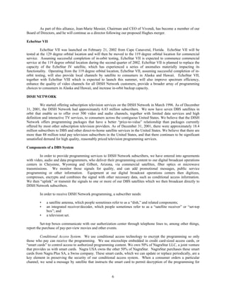 dish network annual reports 2001