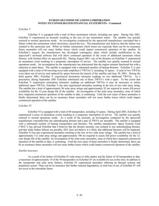 dish network annual reports 2001