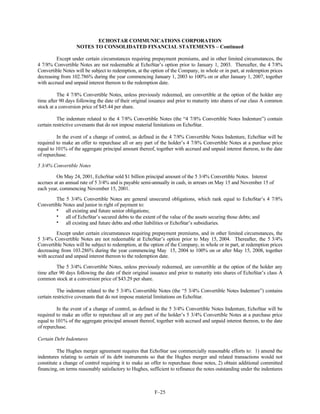 dish network annual reports 2001