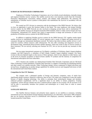 dish network annual reports 2000