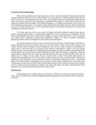 dish network annual reports 2000