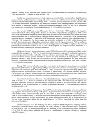 dish network annual reports 2000