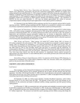 dish network annual reports 2000