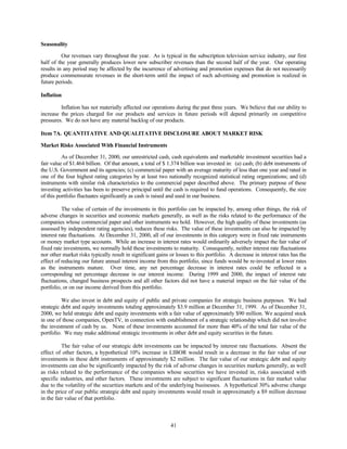 dish network annual reports 2000