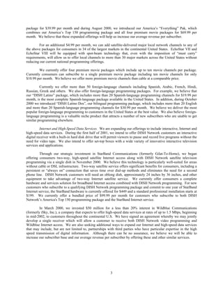 dish network annual reports 2000