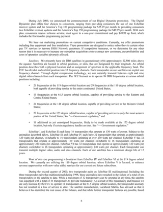 dish network annual reports 2000