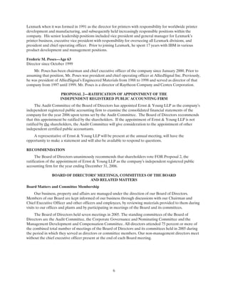 trane2006Proxy reports 