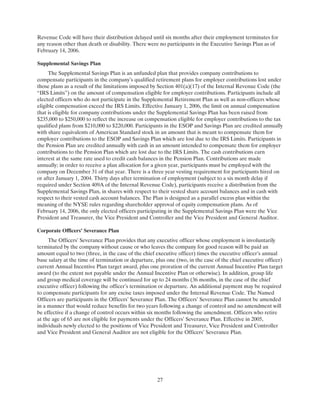 trane2006Proxy reports 