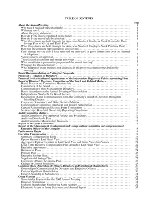 trane2006Proxy reports 