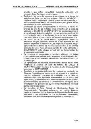 Manual de Criminalistica