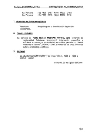 Manual de Criminalistica