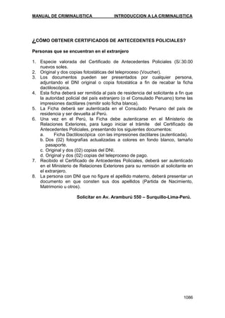 Manual de Criminalistica