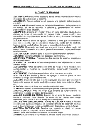 Manual de Criminalistica