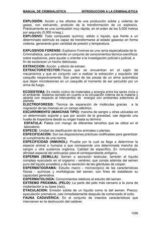 Manual de Criminalistica