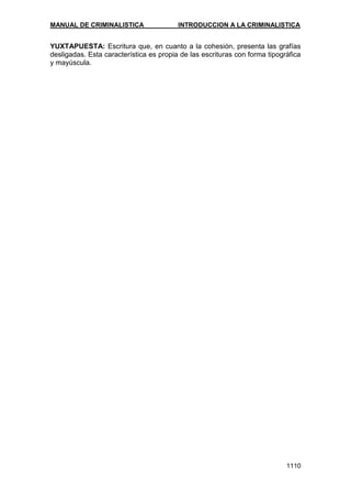 Manual de Criminalistica