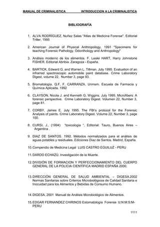 Manual de Criminalistica