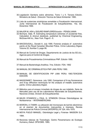 Manual de Criminalistica