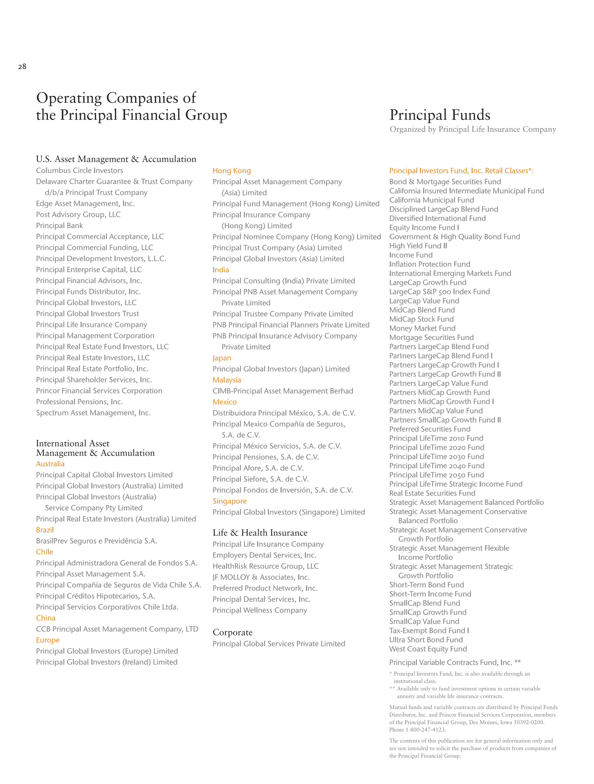 principal financial 2006 annual report