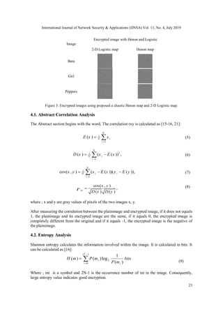 A CHAOTIC CONFUSION-DIFFUSION IMAGE ENCRYPTION BASED ON HENON MAP | PDF
