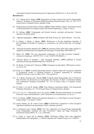A NOVEL IMAGE ENCRYPTION SCHEME WITH HUFFMAN ENCODING AND STEGANOGRAPHY ...