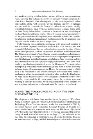 Aging And Working In The New Economy Changing Career Structures In ...