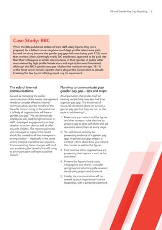 PR and Gender Pay Gap Reporting | PDF