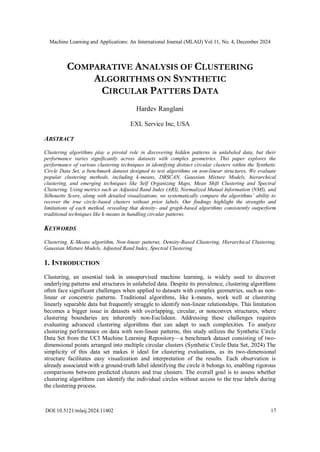 Comparative Analysis of Clustering Algorithms on Synthetic Circular ...