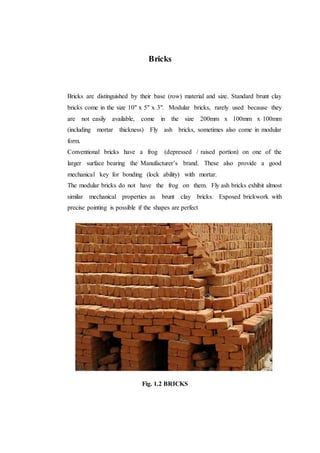 Standard Size Bricks Report.pdf 114271970 a-civil-engg-final-year-training-report-on-residential ...