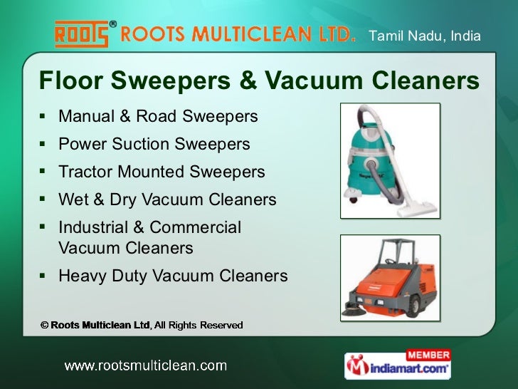 Vacuum Cleaners by Roots Multiclean Ltd Coimbatore