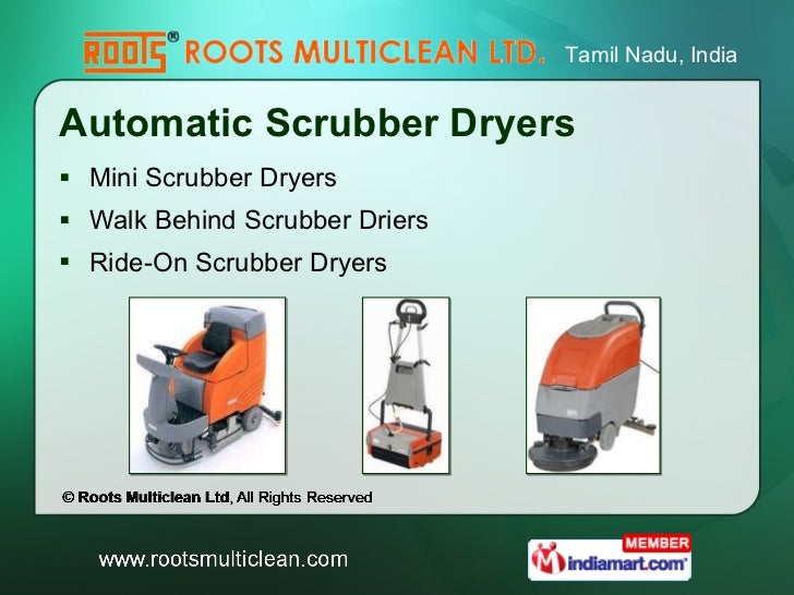 Vacuum Cleaners by Roots Multiclean Ltd Coimbatore