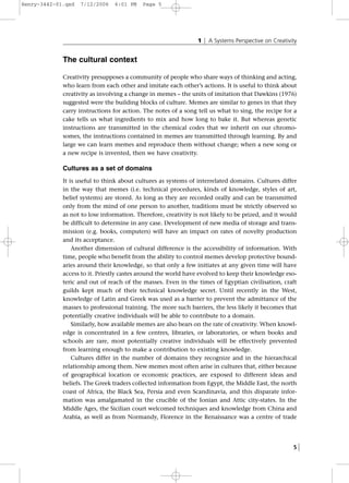 A Systems Perspective on Creativity | PDF