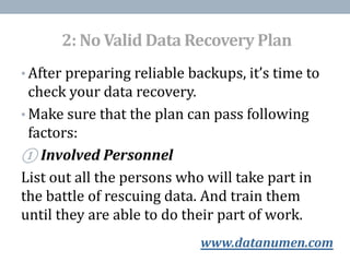 4 Main Challenges in Data Backup & Recovery | PPT