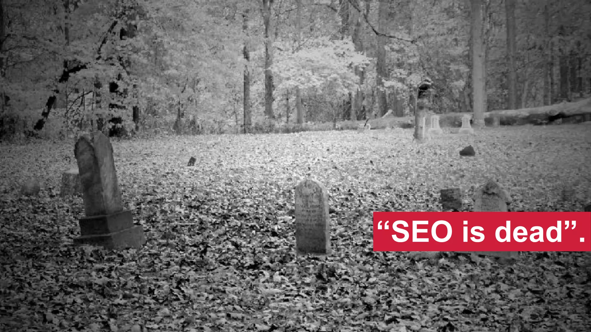 @SWallaceSEO | #INBOUND17
“SEO is dead”.
 