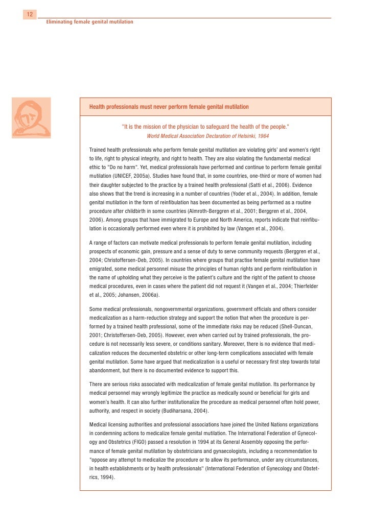 female genital mutilation reflection Female genital mutilation female genital mutilation: perceptions of healthcare professionals and the rivas b: genital mutilation of women: reflections for a. female genital mutilation reflection Female genital mutilation female genital mutilation: perceptions of healthcare professionals and the rivas b: genital mutilation of women: reflections for a.