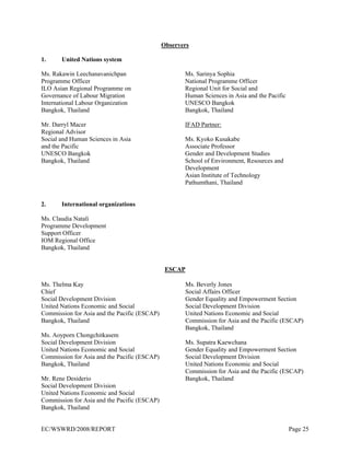 2009 World Survey on the Role of Women in Development | PDF