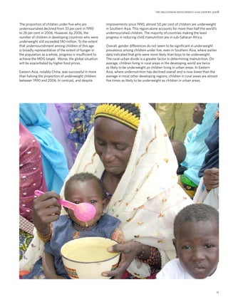 The Millennium Development Goals Report