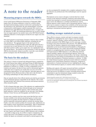 The Millennium Development Goals Report