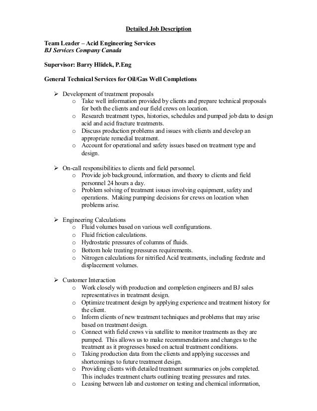 Detailed Description Template Aset Detailed Job Description Detailed Description Template Aset Detailed Job Description