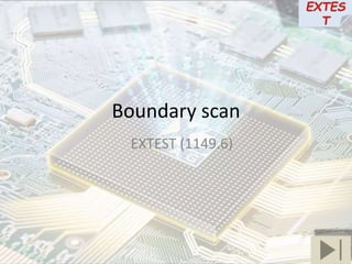 Boundary scan
EXTEST (1149.6)
 