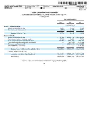 lincoln national 10k03