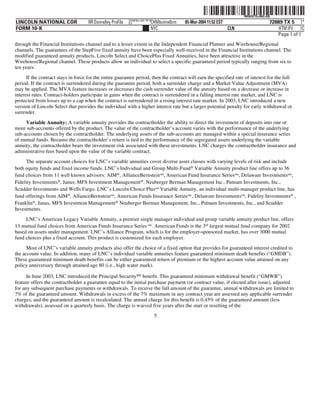 lincoln national 10k03