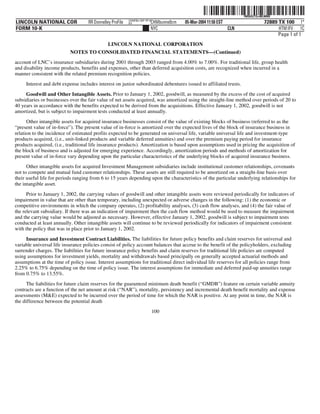 lincoln national 10k03