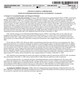 lincoln national 10k03