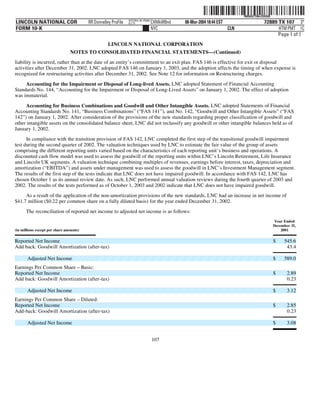 lincoln national 10k03