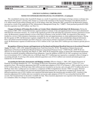 lincoln national 10k03