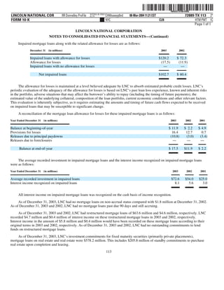 lincoln national 10k03