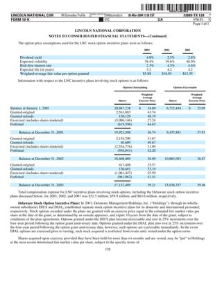 lincoln national 10k03