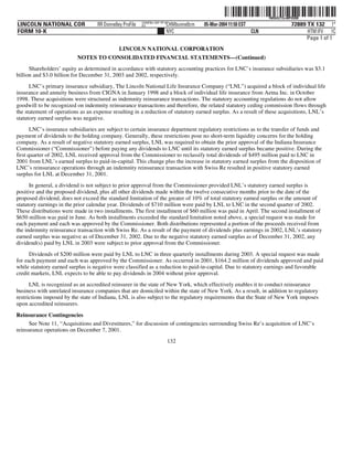 lincoln national 10k03