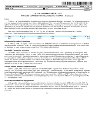 lincoln national 10k03