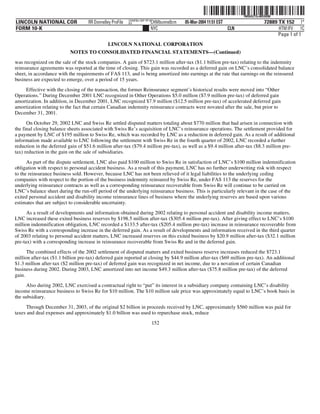 lincoln national 10k03